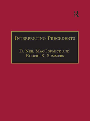 cover image of Interpreting Precedents